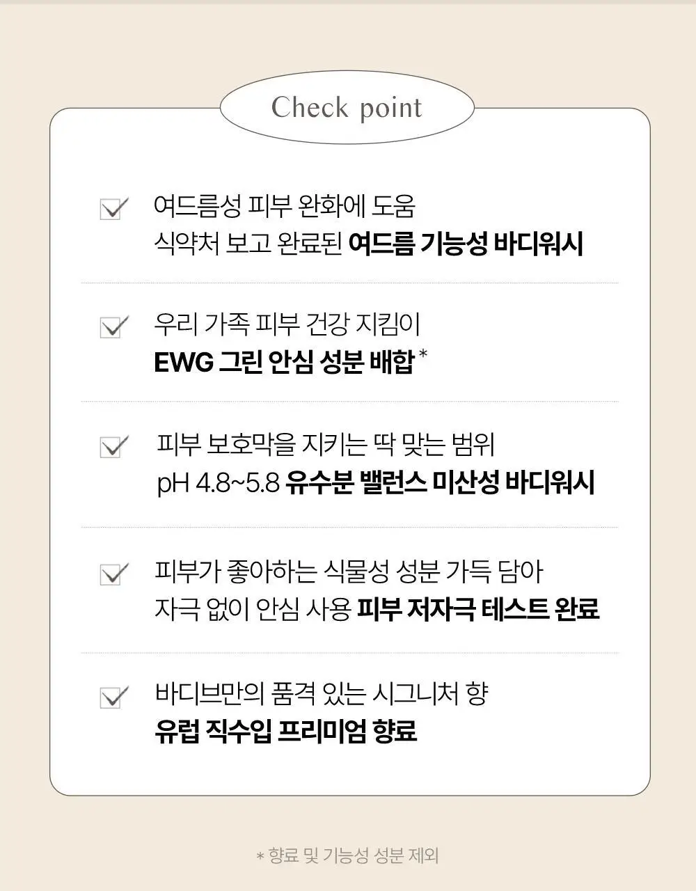 [대용량] 바디브 약산성 바디워시 [여드름기능성/등드름] 1000ml 3종 택1 상세페이지 3